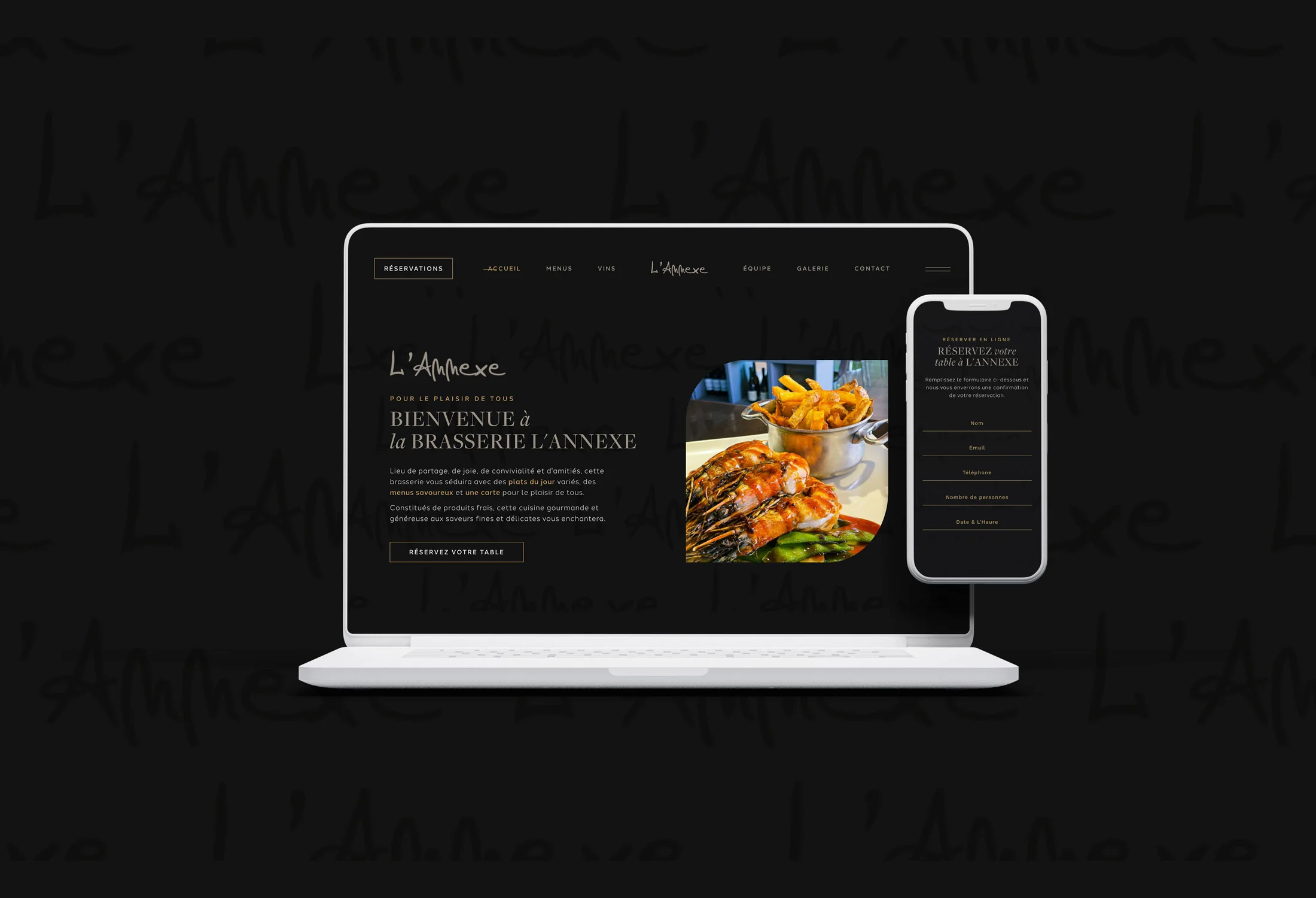 Brasserie L’Annexe | Website & Branding Redesign