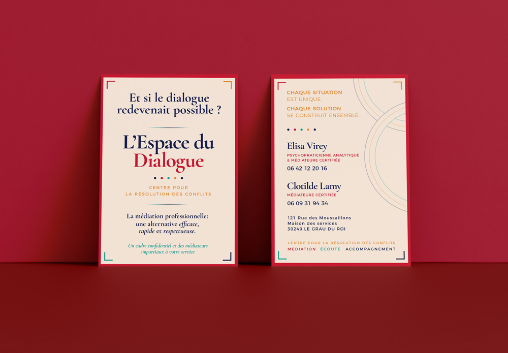 L’Espace du Dialogue | Print design