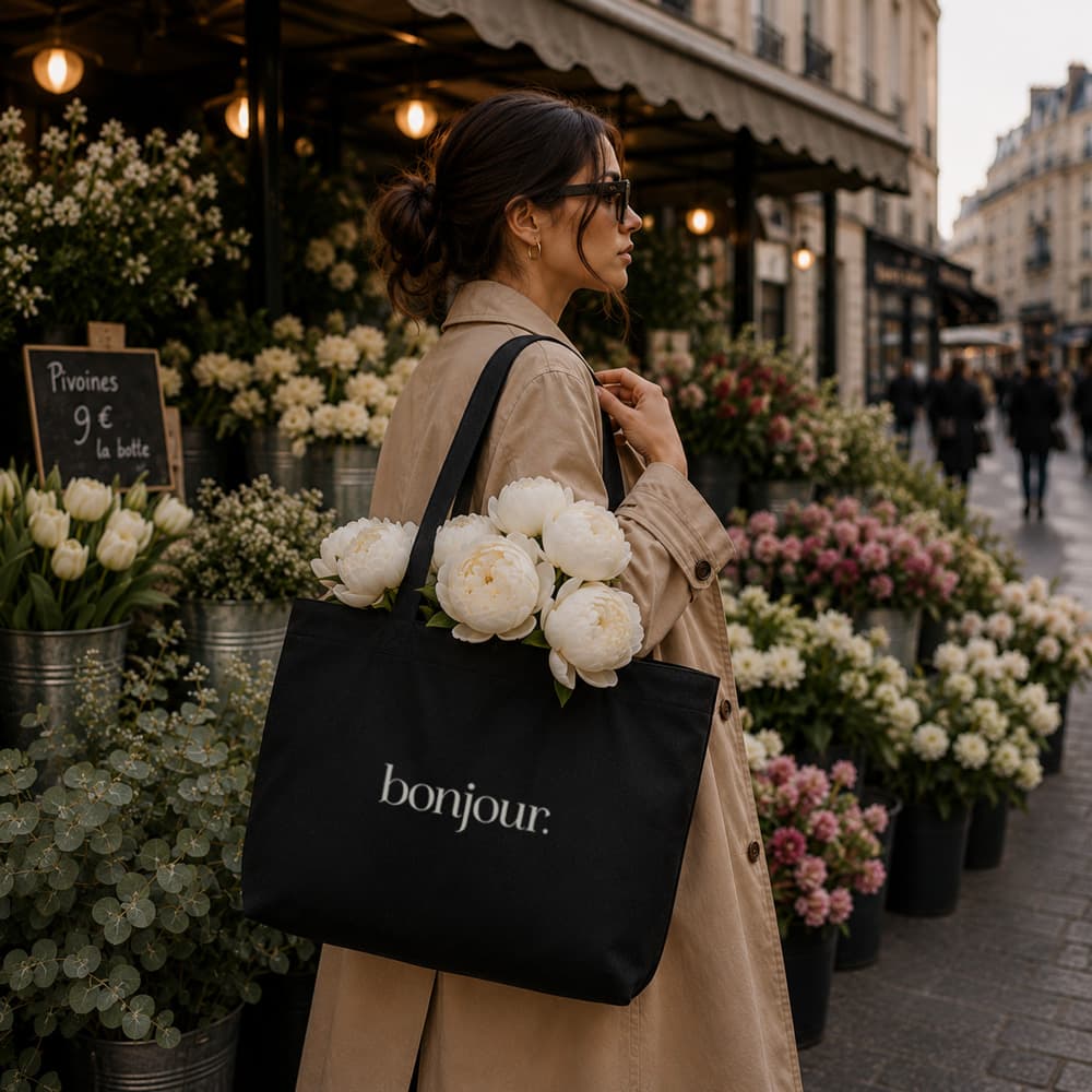 Flower LGtote mockup