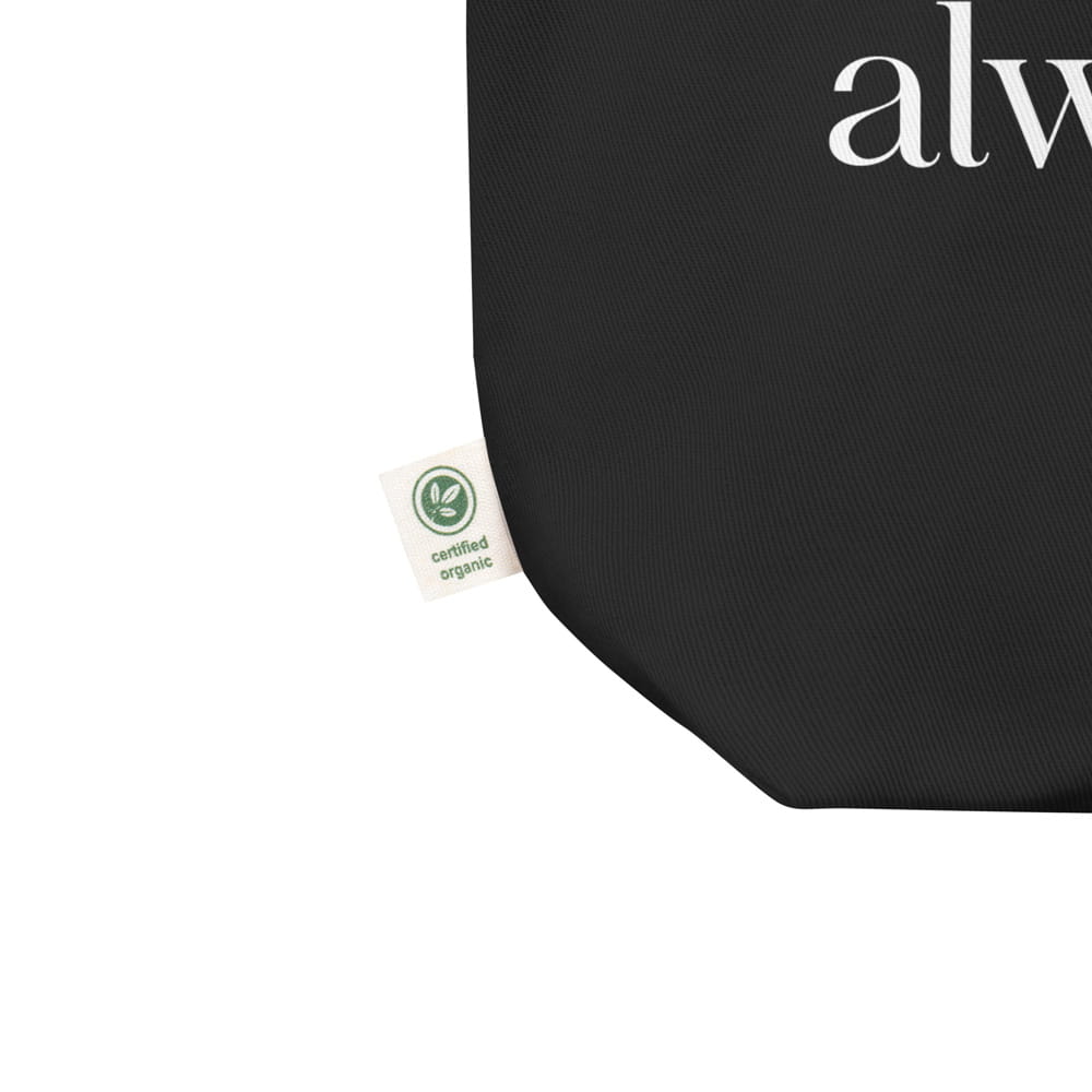 Good guys always win totebag tag