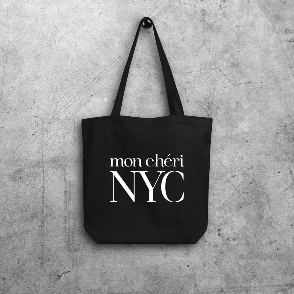 Mon cheri nyc totebag hanging