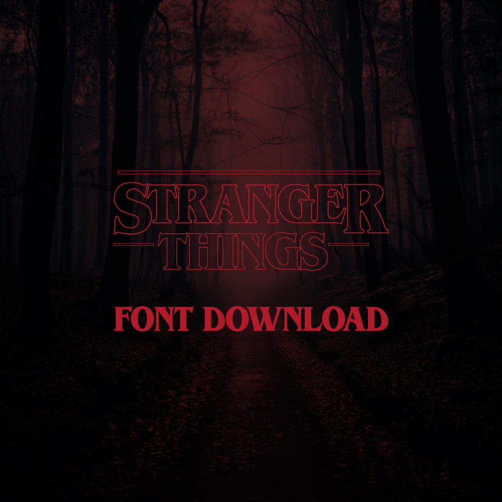 Stranger Things font