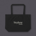 Large Statement Tote | Airplane mode