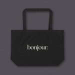 Large Statement Tote | Bonjour