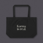 Large Statement Tote | Karma is Real