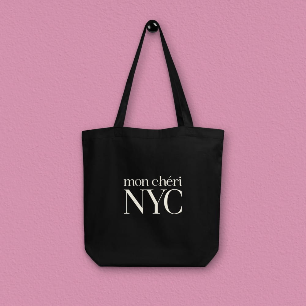 Totebag SM MonCheriNYC hanging